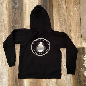 Volcom/Black/Hoodie/Small